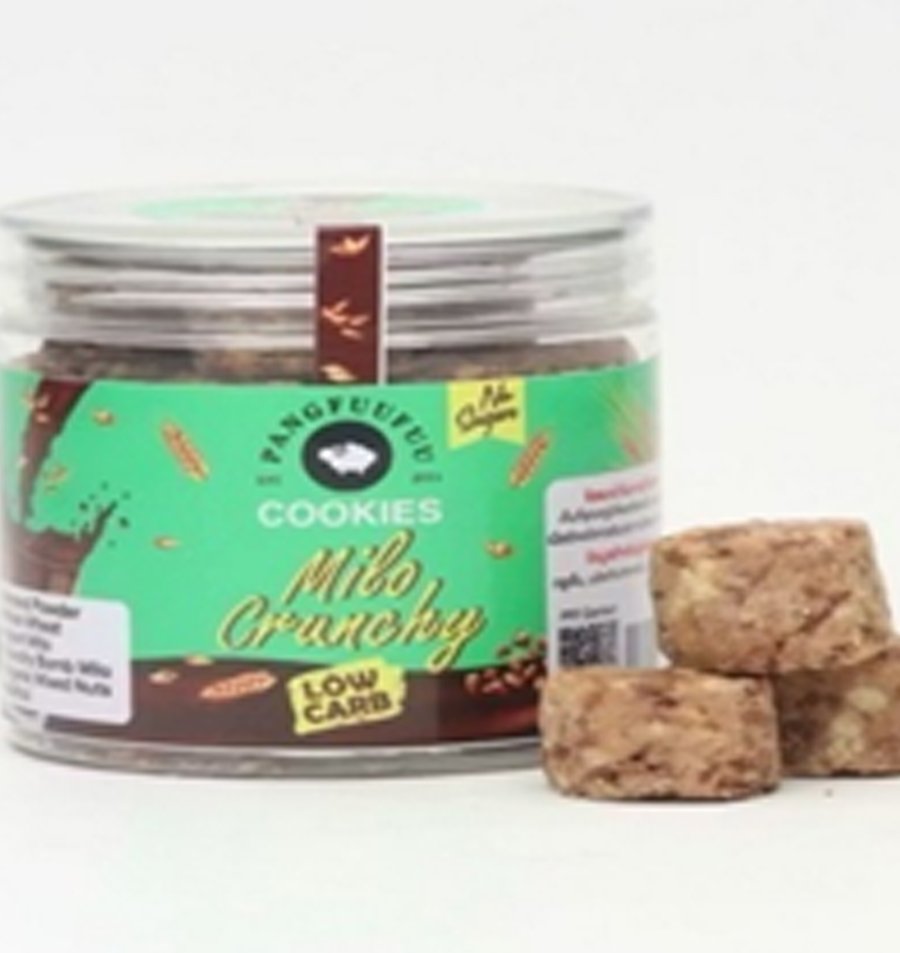 Pangfuufuu Milo Flavor Crunchy Cookies Keto-Friendly Cookies