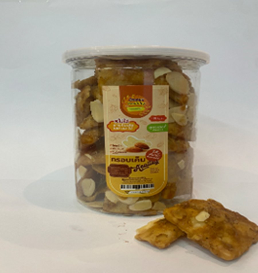 Healthy savory crispy snack - Double Almond flavor Keto Snack